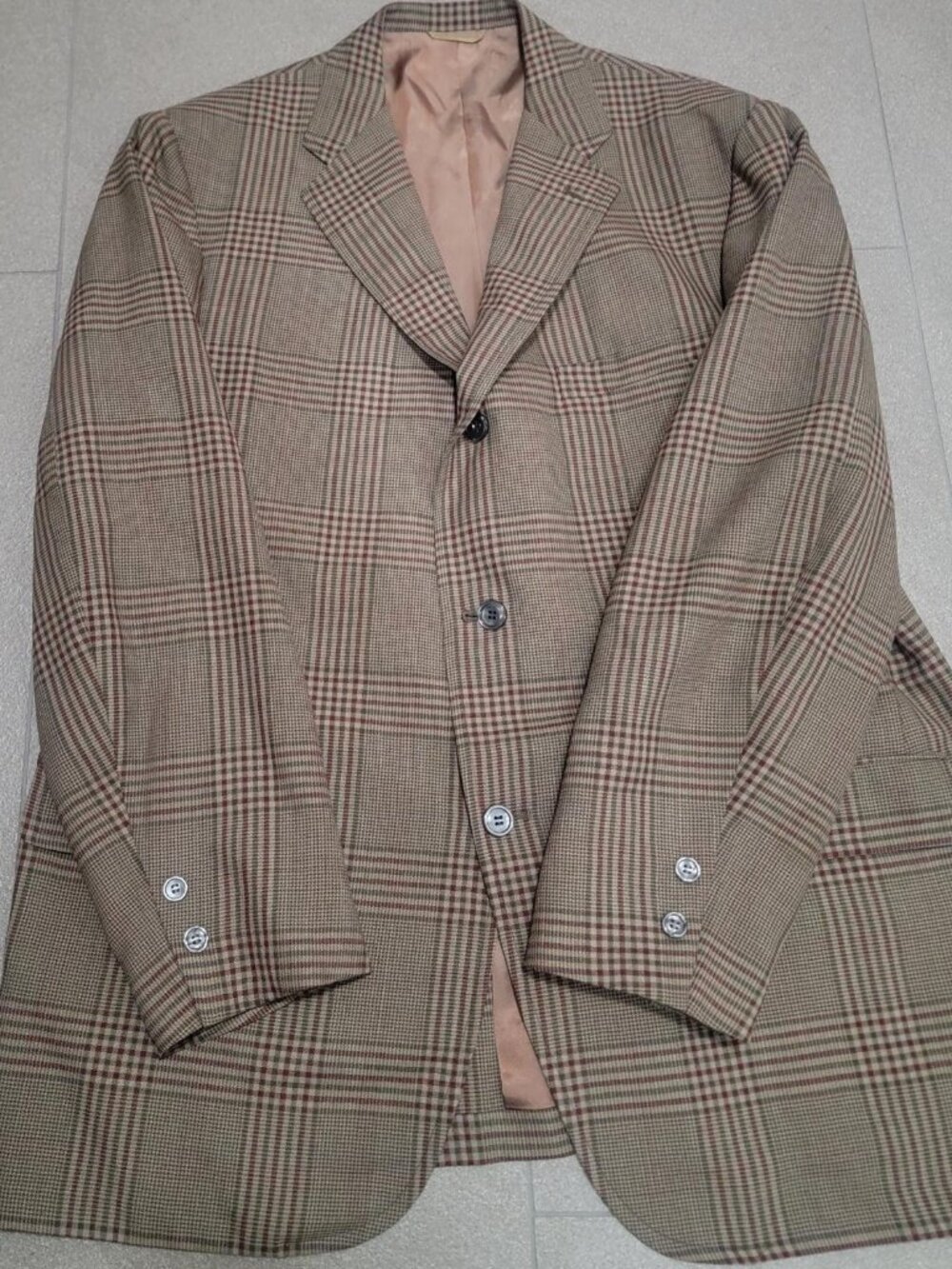 Vintage 60's Wynbrier Bullock's Santa Ana Plaid Men's Blazer